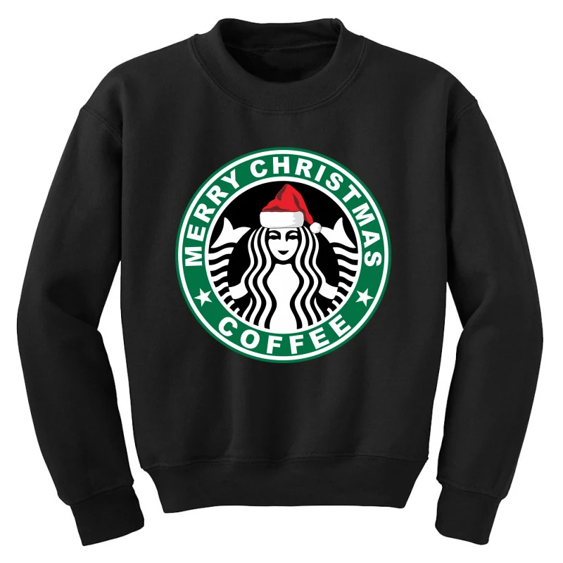 Christmas With Coffee Youth Sweatshirt 3 Christmas With Coffee Youth Sweatshirt - Image 3