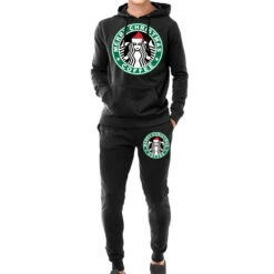 Christmas With Coffee Hoodie & Jogger Set