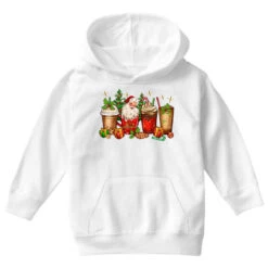 Christmas Santa Coffee Cups Youth Hoodie -Santa Clothing Shop pd.2526983825.53.25100682.s3.1 front white ffffff none x0y0 113 800x800 1