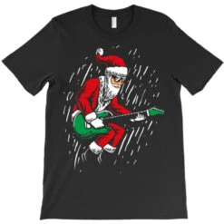 Santa Playing Guitar Christmas Pajama Musician T-Shirt -Santa Clothing Shop pd.2526986688.24.25100773.s3.1 front black ffffff none x0y0 180 800x800 1
