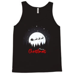 Christmas Contrast Moonlight Tank Top -Santa Clothing Shop pd.2526987241.30.25100771.s3.1 front black ffffff none x0y5 180 800x800 1