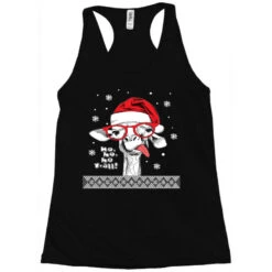 Ugly Christmas Llama Santa Xmas Llama Alpaca G Racerback Tank -Santa Clothing Shop pd.2527015604.45.25089433.s3.1 front black ffffff none x0y0 144 800x800 1