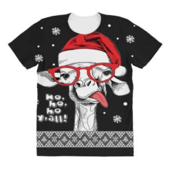 Ugly Christmas Llama Santa Xmas Llama Alpaca G All Over Women's T-shirt -Santa Clothing Shop pd.2527015607.108.25089433.s3.1 front customized 111111 none x45y21.5 294 800x800 1