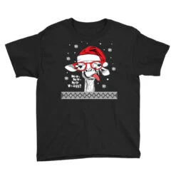 Ugly Christmas Llama Santa Xmas Llama Alpaca G Youth Tee 7 Ugly Christmas Llama Santa Xmas Llama Alpaca G Youth Tee -Santa Clothing Shop pd.2527015614.37.25089433.s3.1 front black ffffff none x0y0 129 800x800 1