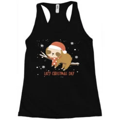 Santa Sloth Christmas Merry Slothmas Snowflake Racerback Tank -Santa Clothing Shop pd.2527027468.45.25097642.s3.1 front black ffffff none x0y0 144 800x800 1