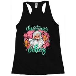 Christmas Vibes Santa Racerback Tank -Santa Clothing Shop pd.2527034572.45.25097067.s3.1 front black ffffff none x0y0 144 800x800 1