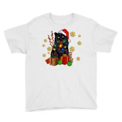 Black Cat Meowy Christmas Youth Tee 7 Black Cat Meowy Christmas Youth Tee -Santa Clothing Shop pd.2527037505.37.25097038.s3.1 front white ffffff none x0y0 129 800x800 1