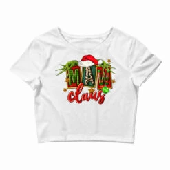 Christmas Maw Claus Crop Top