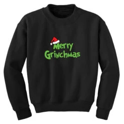 Merry Christmas Cartoon Youth Sweatshirt -Santa Clothing Shop pd.2527049601.52.25102066.s3.1 front black ffffff none x27.04y27.04 114.92 800x800 1