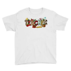 Christmas Teacher Youth Tee -Santa Clothing Shop pd.2527056015.37.25102070.s3.1 front white ffffff none x0y0 129 800x800 1