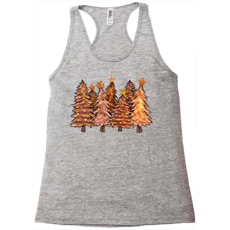 Melanin Christmas Trees With Lights Racerback Tank 3 Melanin Christmas Trees With Lights Racerback Tank - Image 3