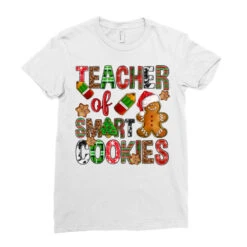 Teacher Of Smart Cookies Christmas Ladies Fitted T-Shirt -Santa Clothing Shop pd.2527096858.36.25102153.s3.1 front white ffffff none x0y0 154 800x800 1