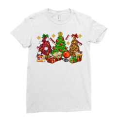 Teacher Christmas Trees Ladies Fitted T-Shirt -Santa Clothing Shop pd.2527098264.36.25102144.s3.1 front white ffffff none x0y0 154 800x800 1