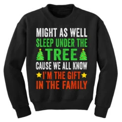 Christmas Pajamas Youth Sweatshirt 7 Christmas Pajamas Youth Sweatshirt -Santa Clothing Shop pd.2527122599.52.25102570.s3.1 front black ffffff none x0y0 169 800x800 1