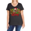 Christmas Nona Claus Ladies Curvy T-Shirt