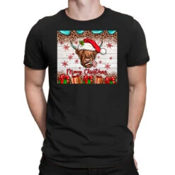 Merry Christmas Cow T-Shirt