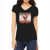 Merry Christmas Cow Women's V-Neck T-Shirt