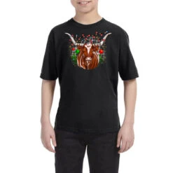 Christmas Texas Longhorn Youth Tee