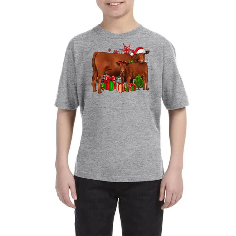 Christmas Gelbvieh Youth Tee 1 Christmas Gelbvieh Youth Tee