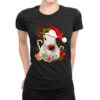 Christmas Heifer Ladies Fitted T-Shirt