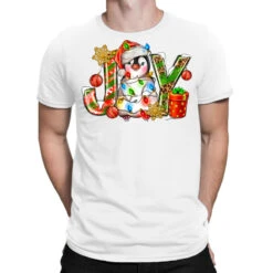 Joy Christmas Penguin T-Shirt