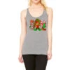 Joy Christmas Elf Gnome Racerback Tank
