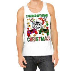 I Paused My Game For Christmas Game Controller Tank Top