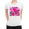Howdy 2023 Pink Christmas Ladies Fitted T-Shirt