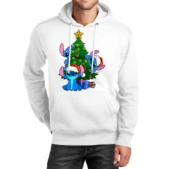 Stitch Christmas Tree Unisex Hoodie