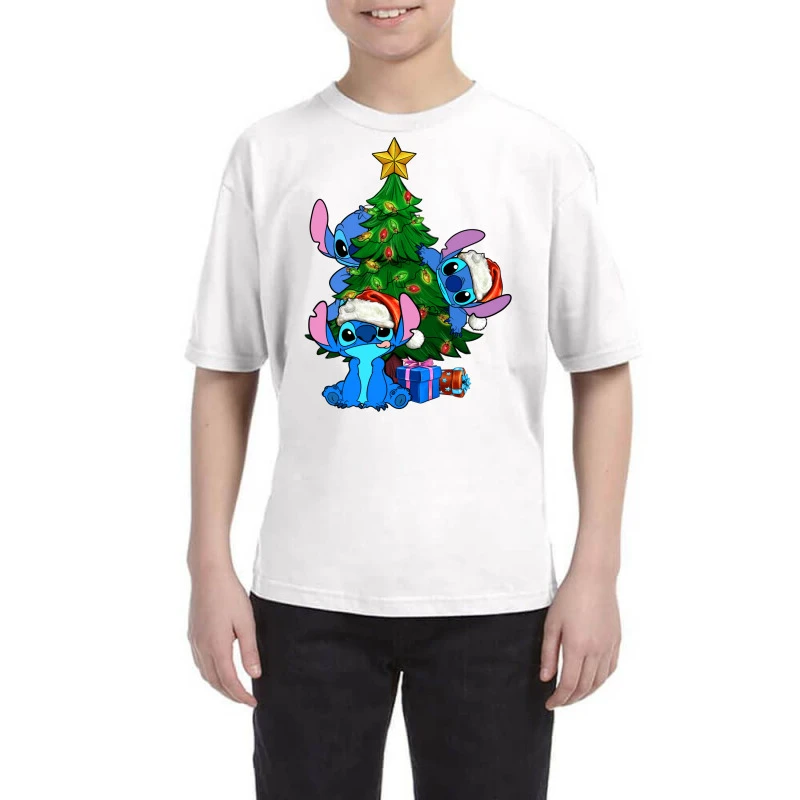 Stitch Christmas Tree Youth Tee 1 Stitch Christmas Tree Youth Tee