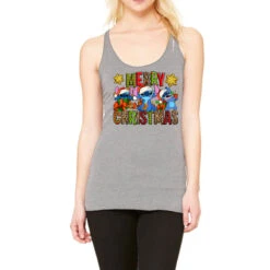 Merry Christmas Stitch Racerback Tank
