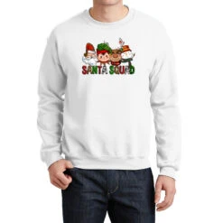 Christmas Santa Squad Crewneck Sweatshirt