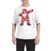 Dabbing Santa Claus Christmas Kids Boys Girls Dab Youth Tee