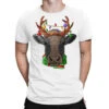 Cow Reindeer Antlers Cute Christmas Animal Xmas Ki T-Shirt
