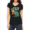 Christmas Dinosaur Rex The Halls Cute Boys Kids Tr Women's V-Neck T-Shirt