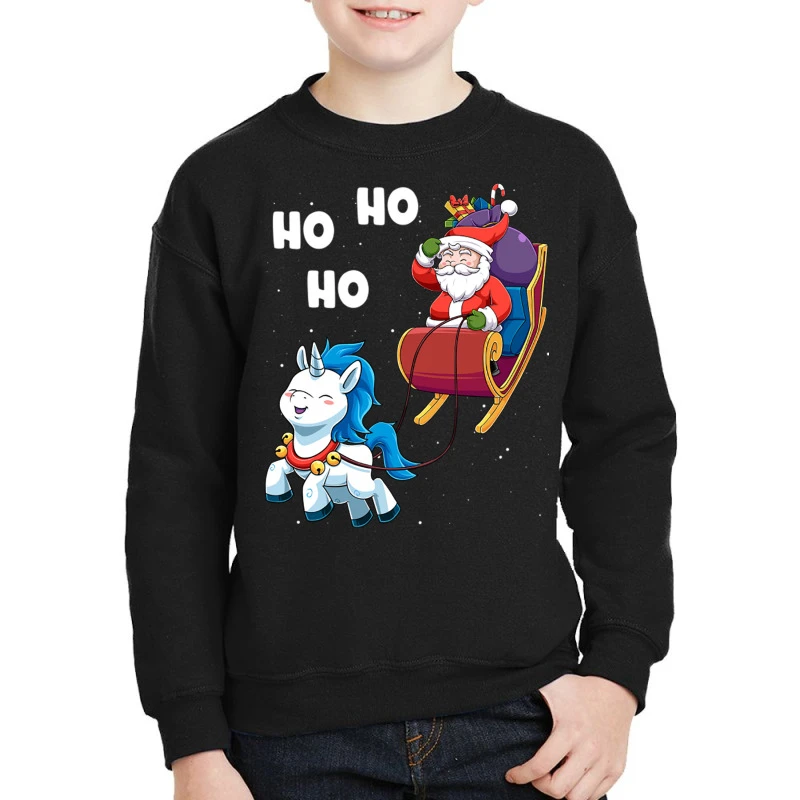 Christmas Santa Unicorn Magical Xmas Santa Claus S Youth Sweatshirt 1 Christmas Santa Unicorn Magical Xmas Santa Claus S Youth Sweatshirt