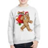 Bigfoot Santa Christmas Bag Xmas Sasquatch Boys Ki Youth Sweatshirt