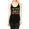 Donkey Christmas On The Naughty List And I Regret Racerback Tank
