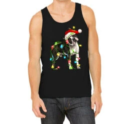 Christmas Boston Terrier Tank Top