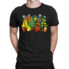 Christmas Trees With Softball T-Shirt