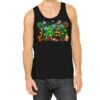 Christmas Trees With Football Tank Top