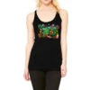 Christmas Trees With Football Racerback Tank