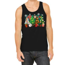 Christmas Trees With Baseball Tank Top