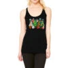 Christmas Trees With Baseball Racerback Tank