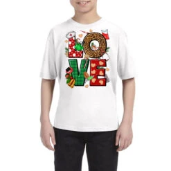 Love Nurse Christmas Youth Tee