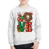 Love Nurse Christmas Youth Sweatshirt