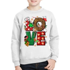 Love Nurse Christmas Youth Sweatshirt
