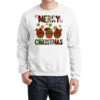 Merry Christmas Cupcakes Crewneck Sweatshirt