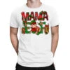 Mama Elf With Gift Christmas T-Shirt