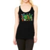 Christmas Trees With Volleyball Racerback Tank